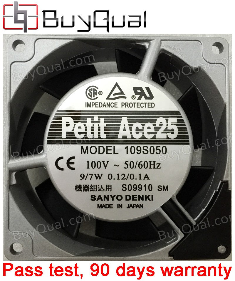 Sanyo 109S050 100V 0.12/0.1A 9/7W Cooling Fan Sanyo 109S050 100V 0.12/0.1A 9/7W Cooling Fan